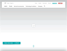 Tablet Screenshot of index-traub.com